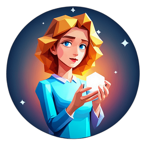 Little Match Girl, Fairytale Character - Circle App Icon | Fan Art