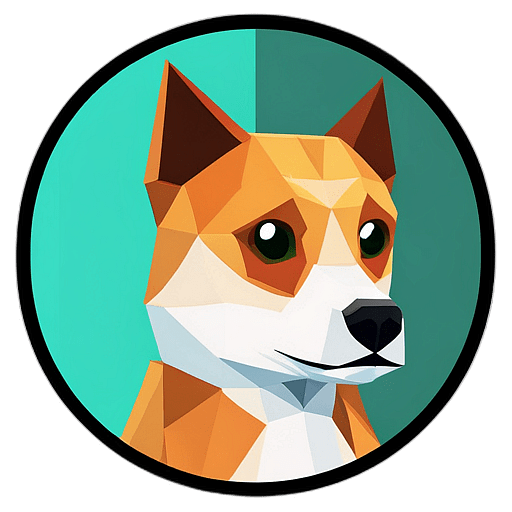 Pet Store, Minimalist App Icon - Circle Icon Bevel Border
