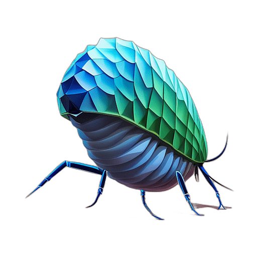 Silverfish, Children'S Cartoon Animation Style -  Full Body, Single View, No Shadow