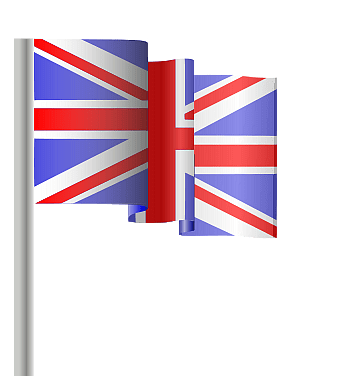 Union Jack Flag on Mast