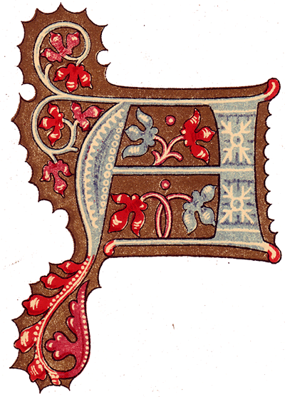 Illuminated Letter A