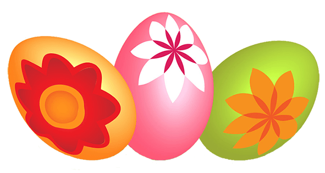 Three Easter Eggs