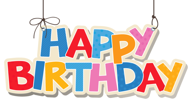 Happy Birthday Colourful