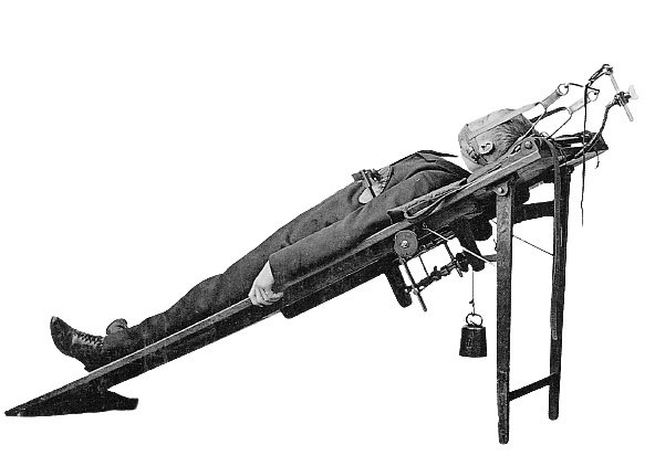 Victorian Head Massaging on a Bed