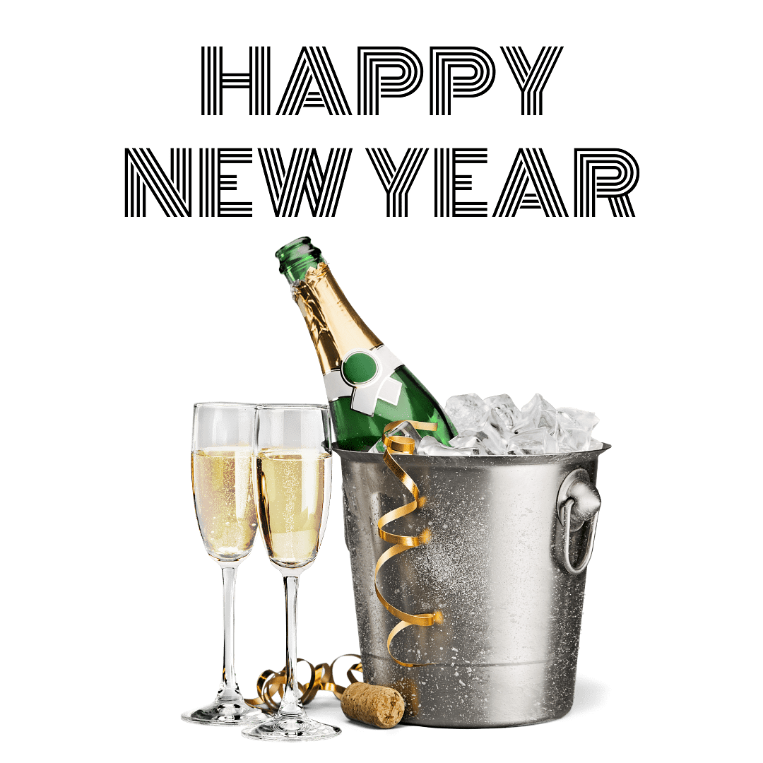 Happy New Year Champagne Bucket