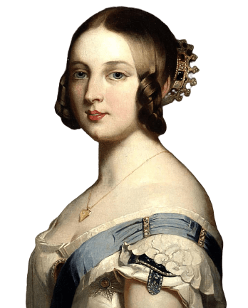 Young Queen Victoria Painting