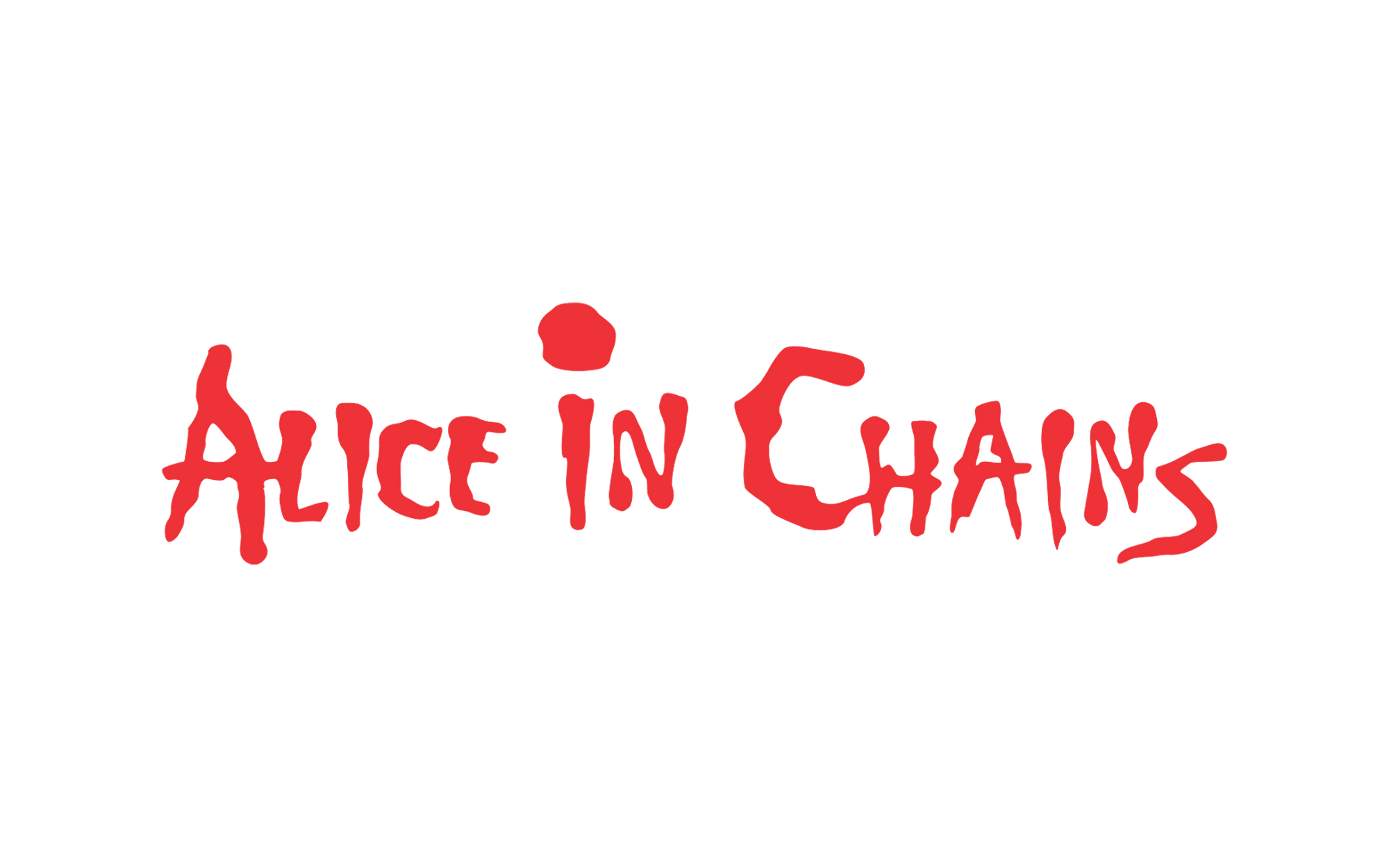 Alice in Chains Logo Red