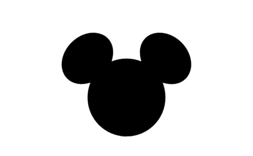 Mickey Mouse Head Silhoutte
