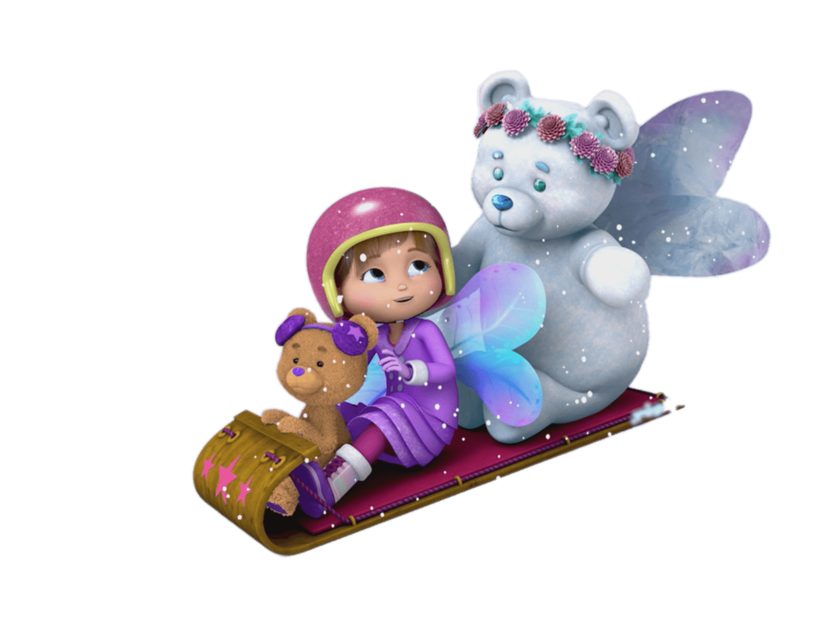 Wishenpoof Playing In the Snow