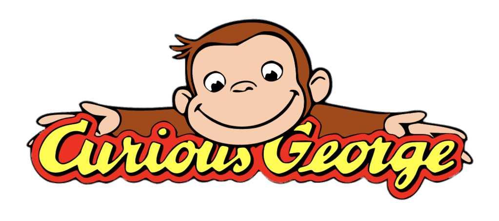 Curious George Logo With Monkey