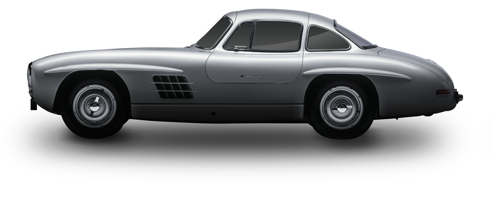 Grey Vintage Porsche