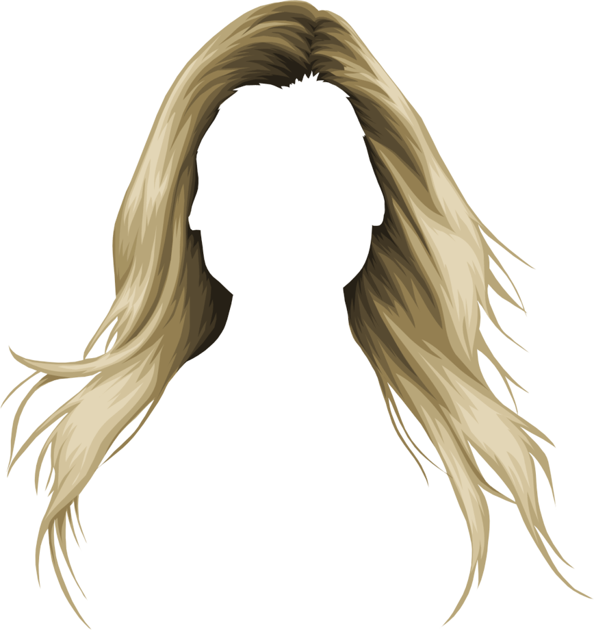 Blond Drawing Long Hair