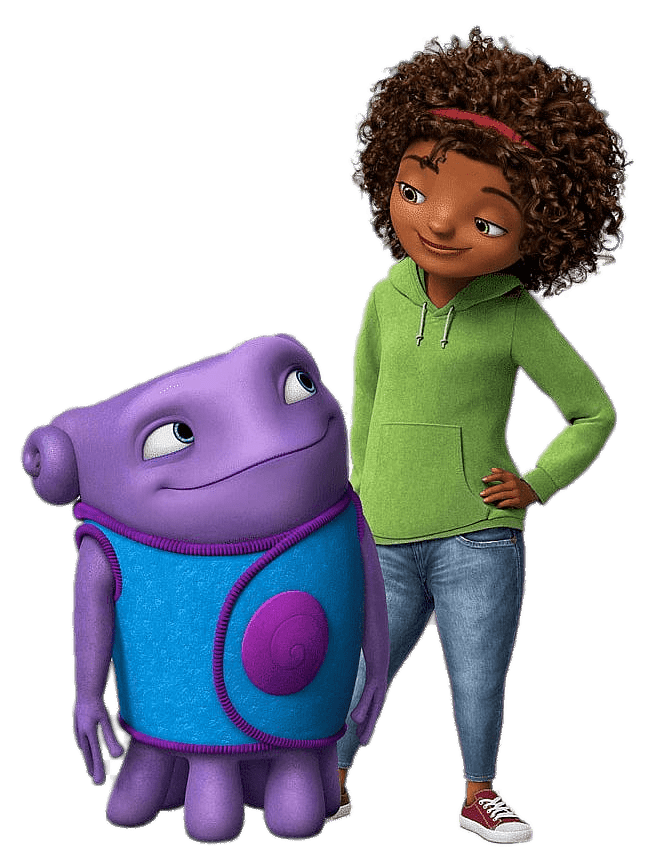 Home characters Tip and Oh