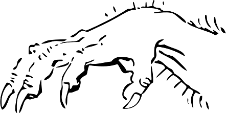 Monster Hand with Claws