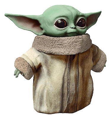 Baby Yoda Walking Sticker