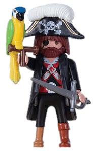 Playmobil Pirate with Parrot