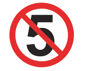 No Under 5 Restriction