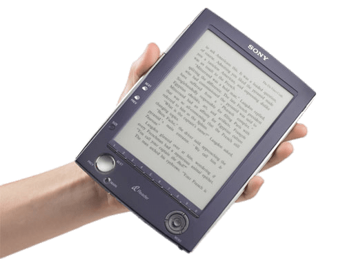 Sony E-Book In Hand