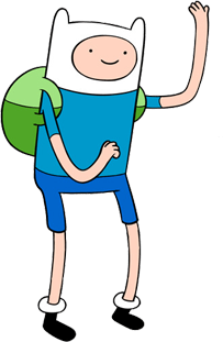 Adventure Time Finn Waving