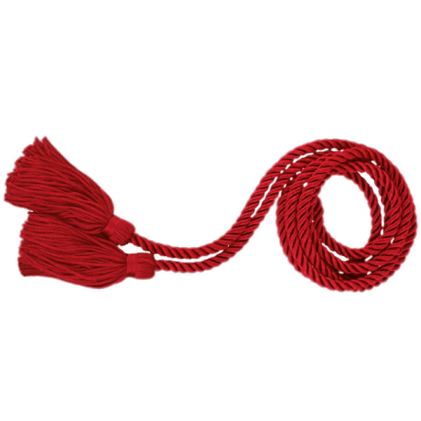 Red Cord and Tassels