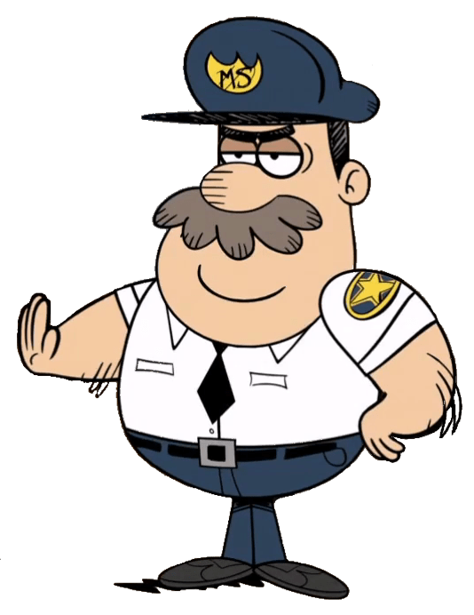The Loud House Character Mall Cop
