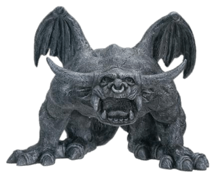 Winged Bull Gargoyle