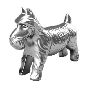 Monopoly Game Piece Dog