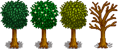 Stardew Valley Trees