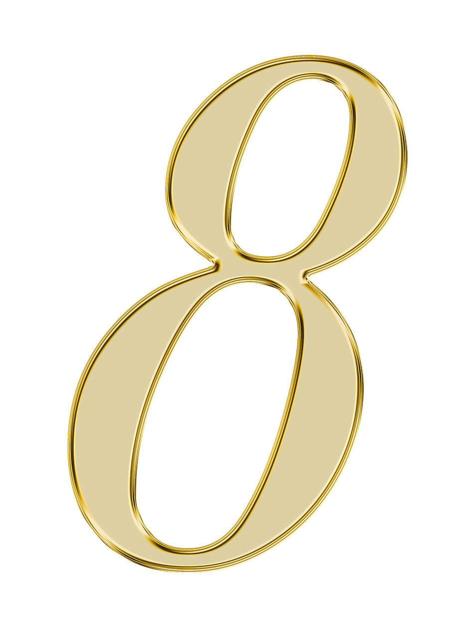 Number 8 Golden