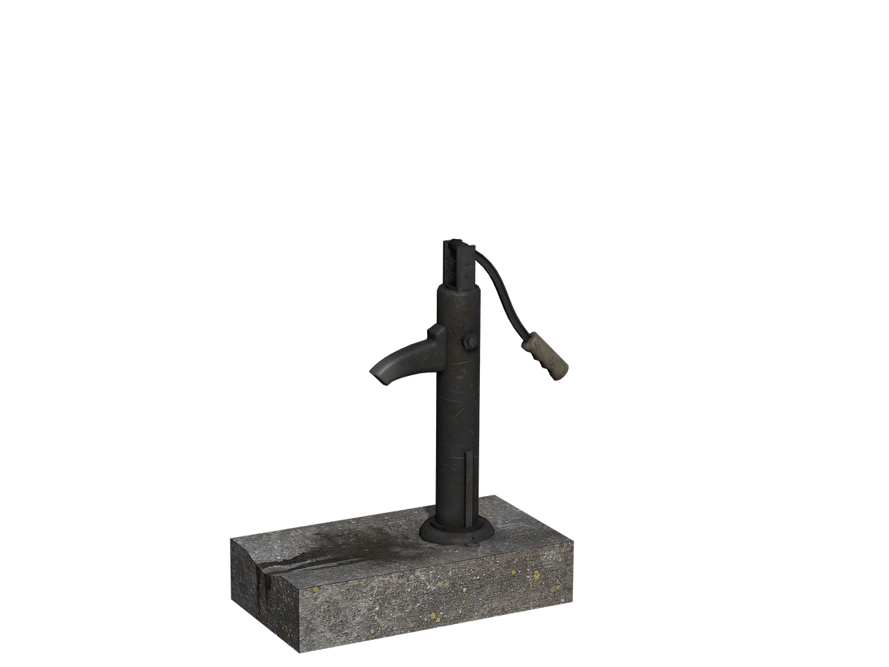 Water Pump Handle Down