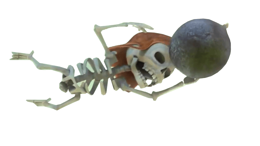 Clash Of Clans Skeleton With Bomb