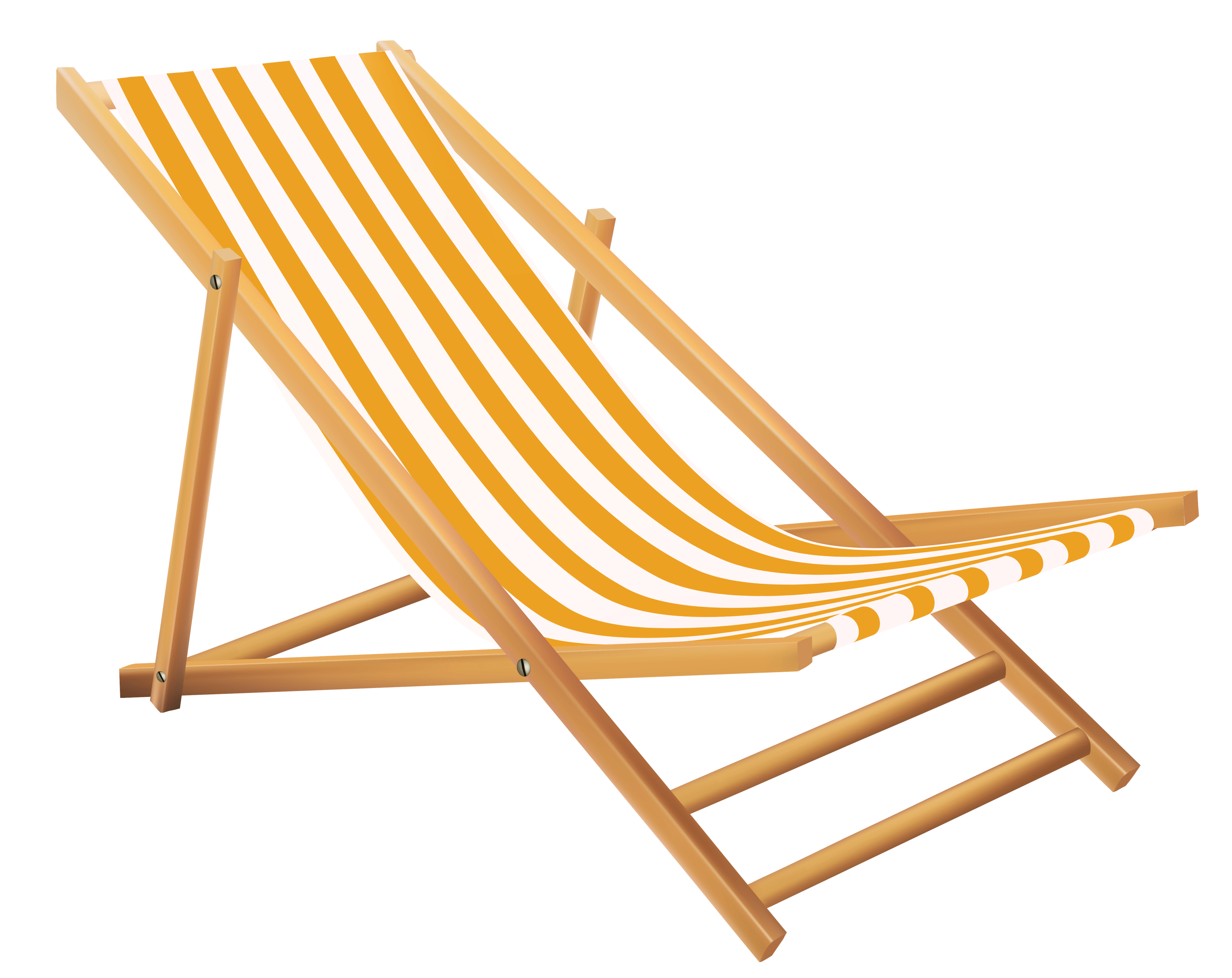 Yellow Beach Lounge Chair