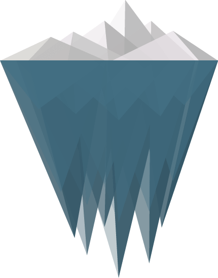 Iceberg Design Clipart