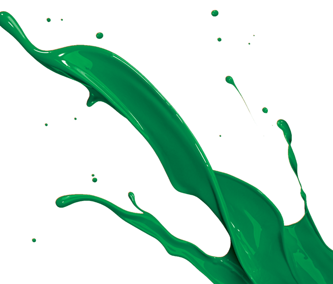 Green Paint Splatter