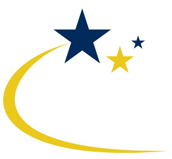 Yellow Blue Shooting Star