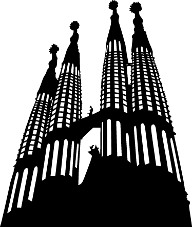 Sagrada Familia Clipart Silhouette