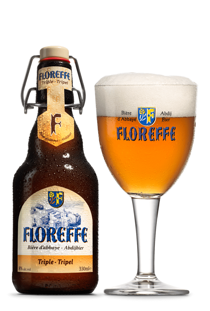 Floreffe Beer Triple With Glass