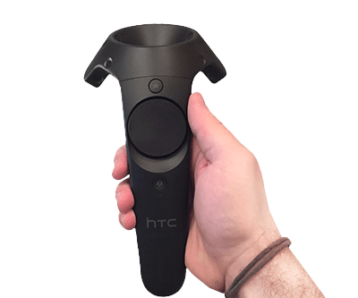 HTC Vive Controller In Hand