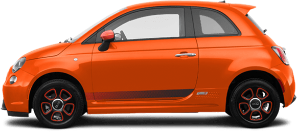 Fiat 500 Orange