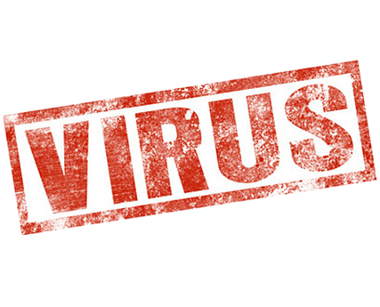 Virus Warning Sign