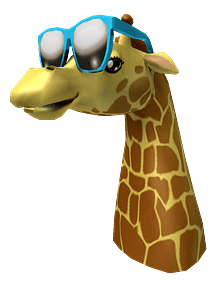 Roblox Giraffe with Sunglasses