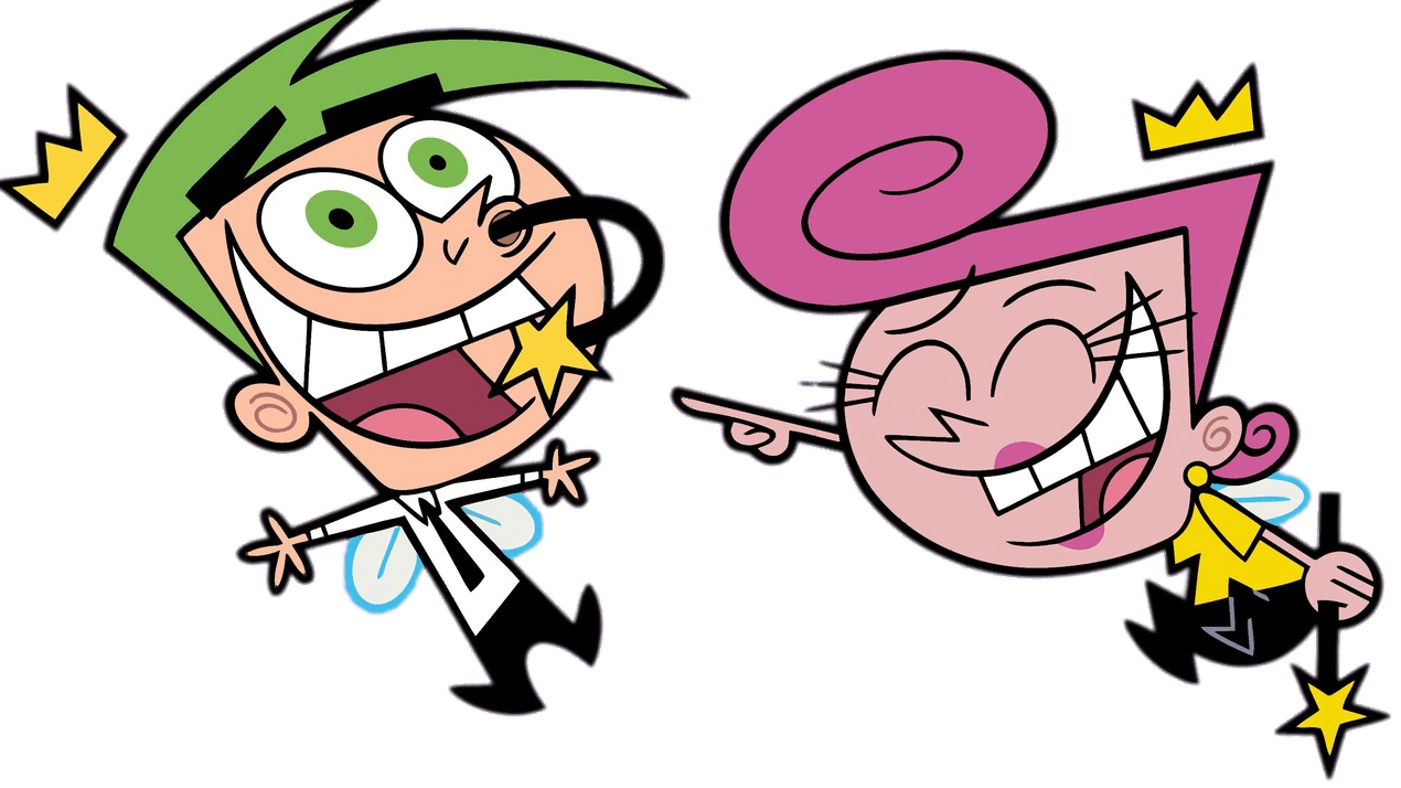 The Fairly OddParents Wanda and Cosmo Having Fun