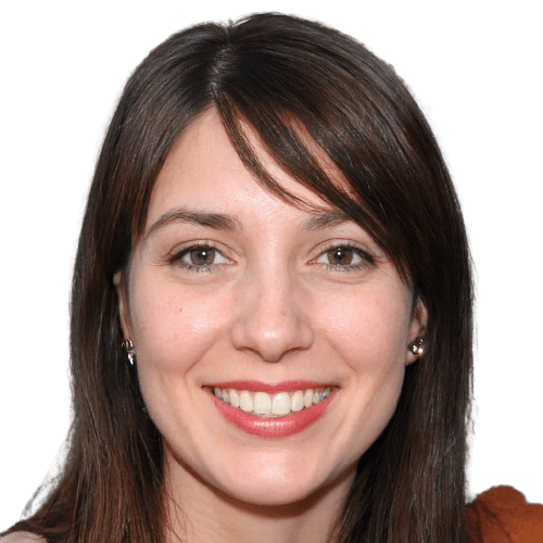 Attractive Young Woman Face Long Hair Smiling