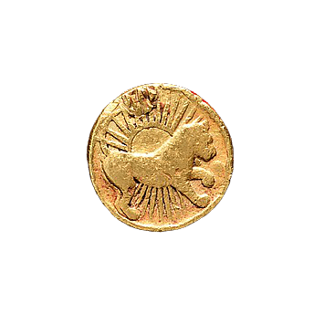 Gold Zodiac Coin Leo Sign
