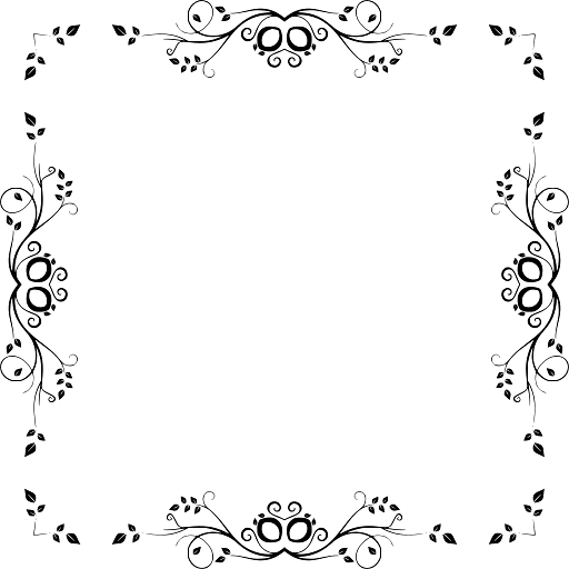 Simple Floral Border Decoration