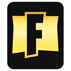 Fortnite F logo gold