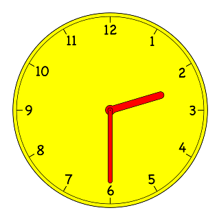 Analogue Clock 2:30