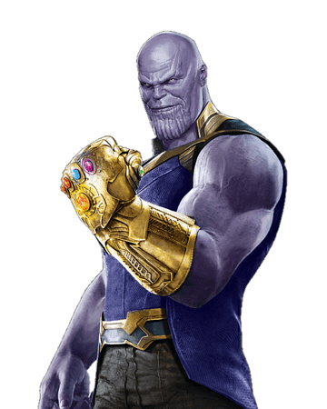 Marvel Thanos portrait