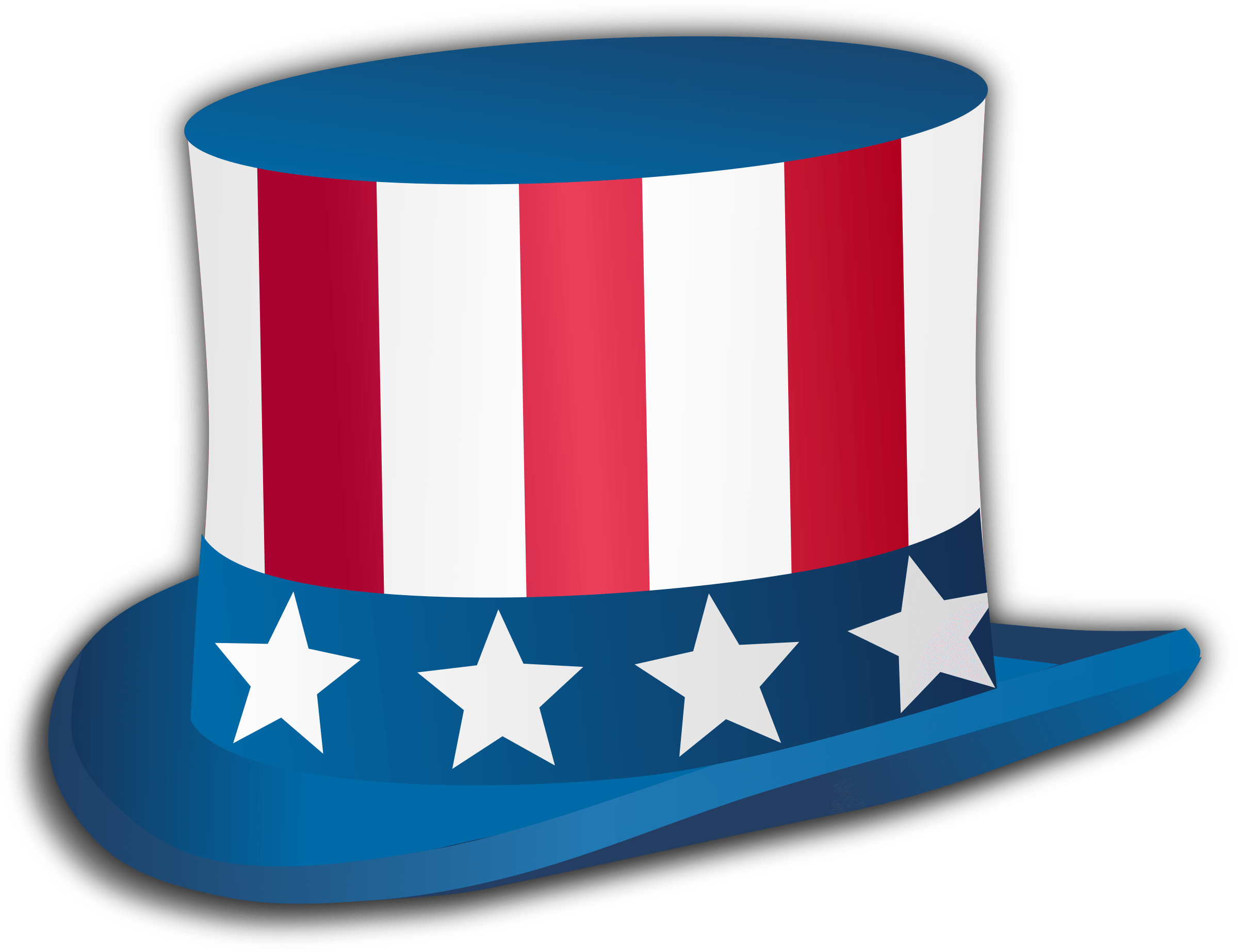 Happy Fourth Of July Top Hat