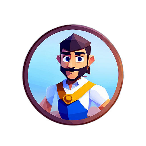 Aladdin, Fairytale Character - Circle App Icon | Fan Art